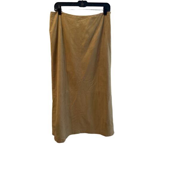 Women’s Talbots Faux Suede A-Line Maxi Skirt. Size 12